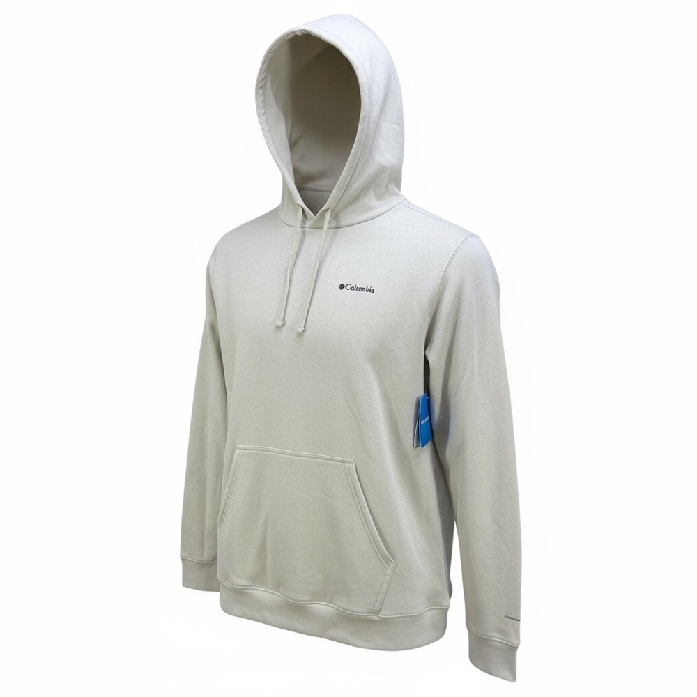 Columbia Graphic Hoodie Mens‎ 2X Large Light Beige Sweatshirt Hooded New